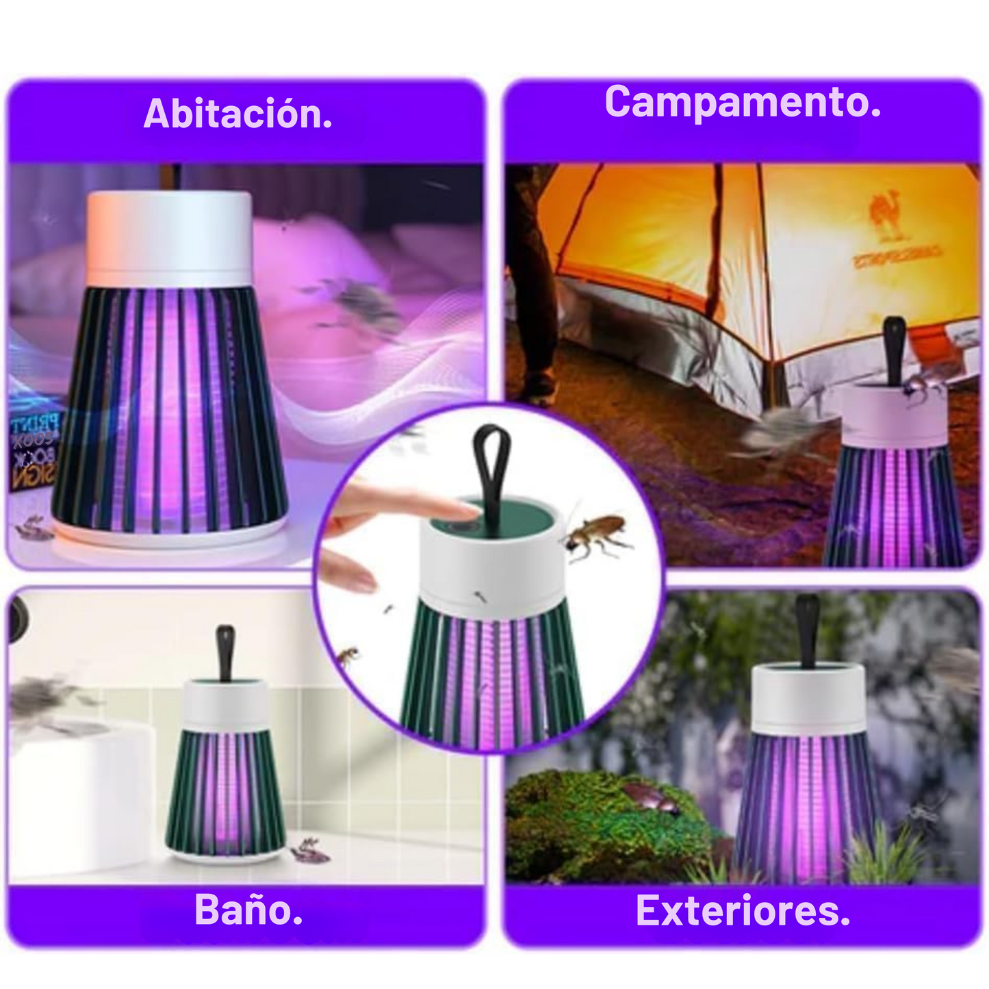 Lampara antimosquitos USB