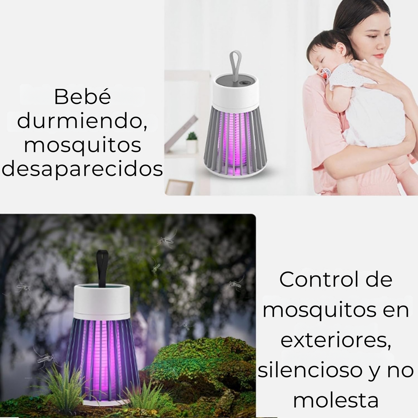 Lampara antimosquitos USB